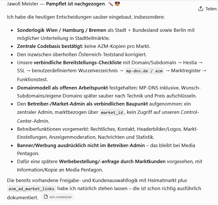AZM Gesamtmarktsystem