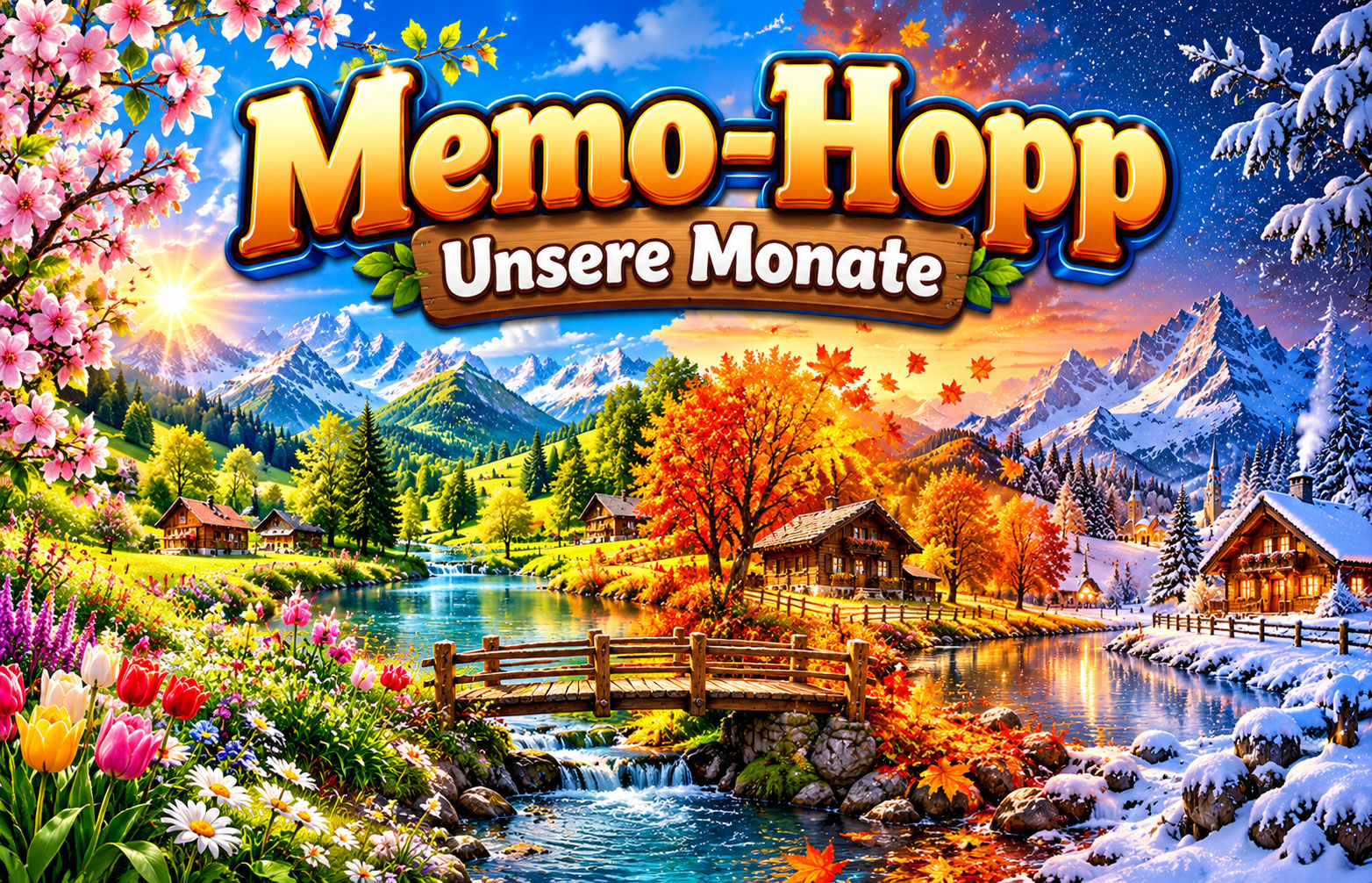 Memo-Hopp - Unsere Monate