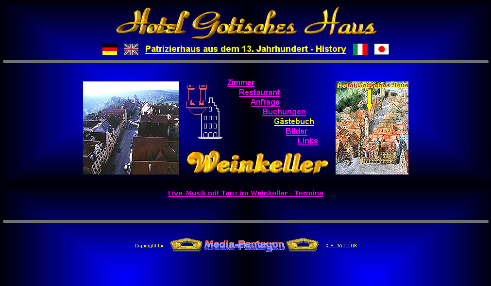 Hotel Gotisches Haus Screenshot